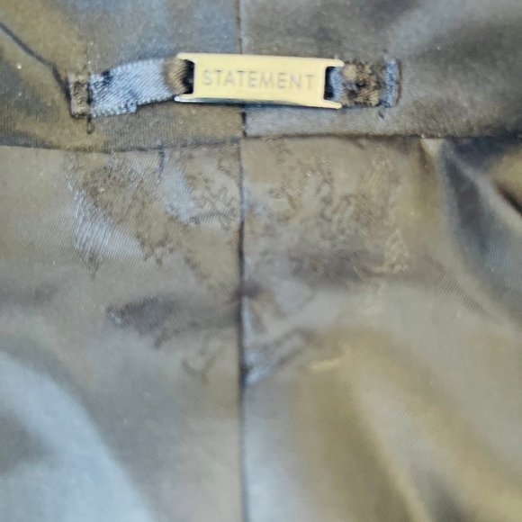 Gold Embroidered Suit Jacket exclusive STATEMENT Italy Confidence 38 R - Picture 7 of 12